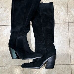 Sam Edelman Black Heeled Boots